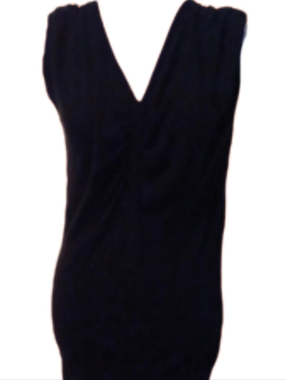 -- Cache Elegant Black Sleeveless Sweater Top Women's Size Medium